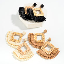Raffia Tassel Earrings
