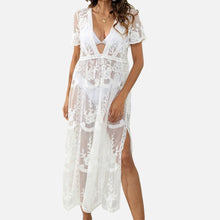 White Floral Lace Cover-Up