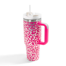 Holographic Pink Leopard Stainless Steel Tumbler