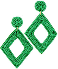 Beaded Diamond Earrings