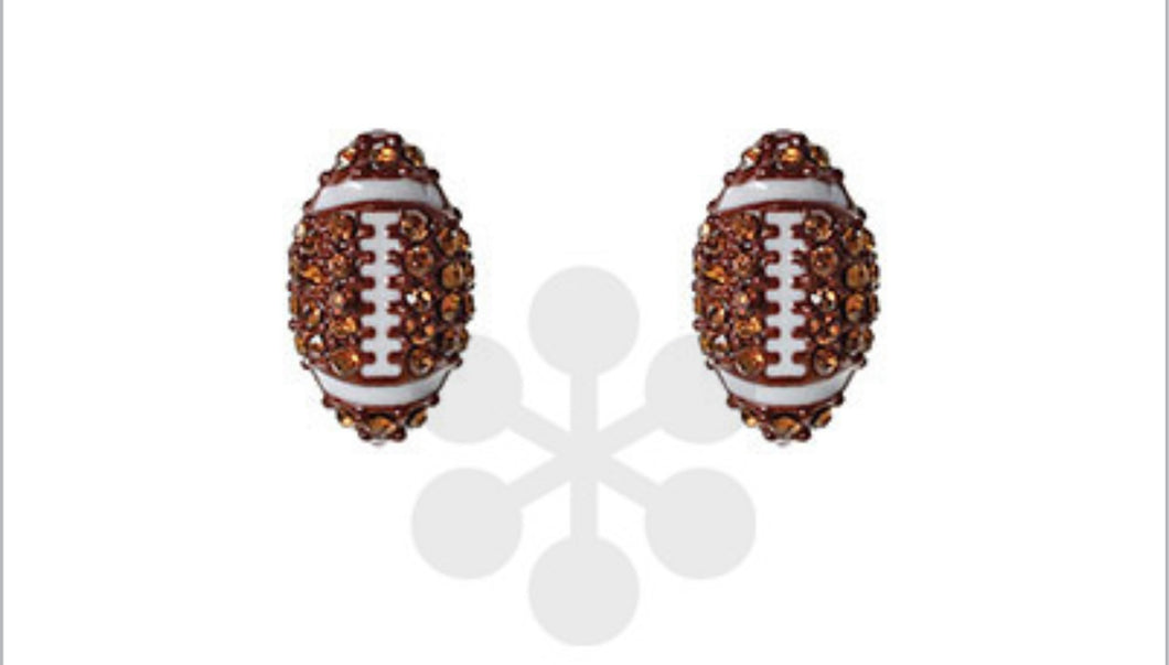 Football Stud Earrings