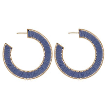 Thread Hoop Earrings