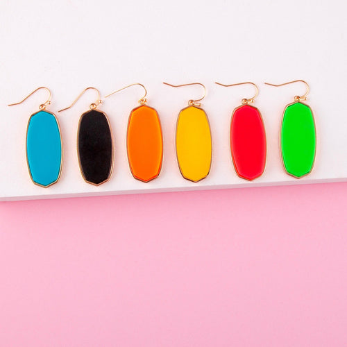 Resin Drop Earrings