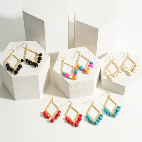 Geometric Drop Earrings