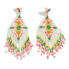 Seed Beaded Statement Earrings