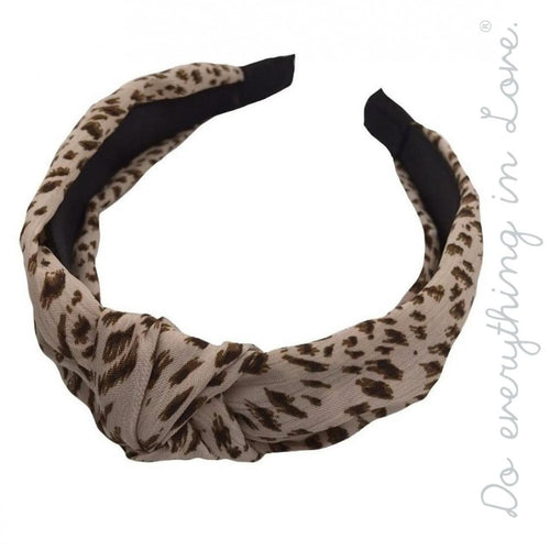 Leopard Knotted Headband