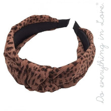 Leopard Knotted Headband