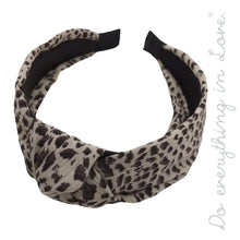 Leopard Knotted Headband