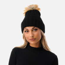 Faux Fur Pom Beanie