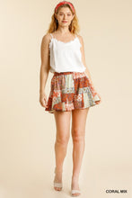 Multi Paisley Ruffle Shorts