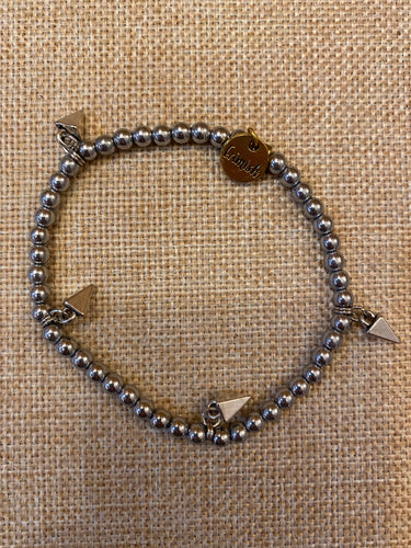 Erimish Silver triangle dangle bracelet