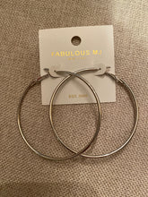 Round Hoop Earrings