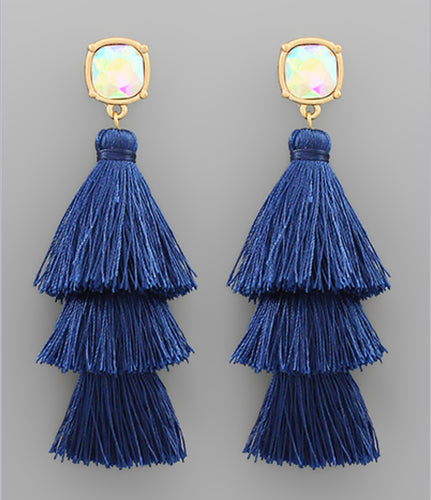 Layered Tassel Earrings