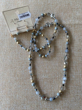 Gray & Gold bead Necklace Set