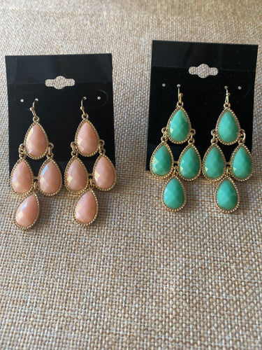 Stone dangle Earrings