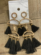 Geo Tassel Earrimgs