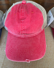 Ponytail Faded baseball hats