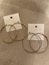 Round Hoop Earrings