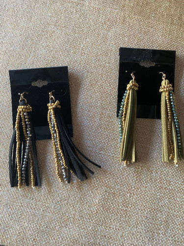 Tassel Bead Earrings