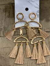 Geo Tassel Earrimgs