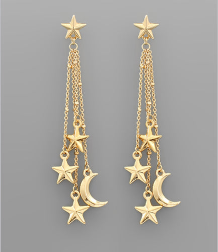Star & Moon Earrings