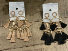 Geo Tassel Earrimgs