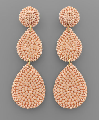 Bead disc Earrings