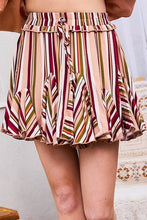 Stripe Ruffle Skirt